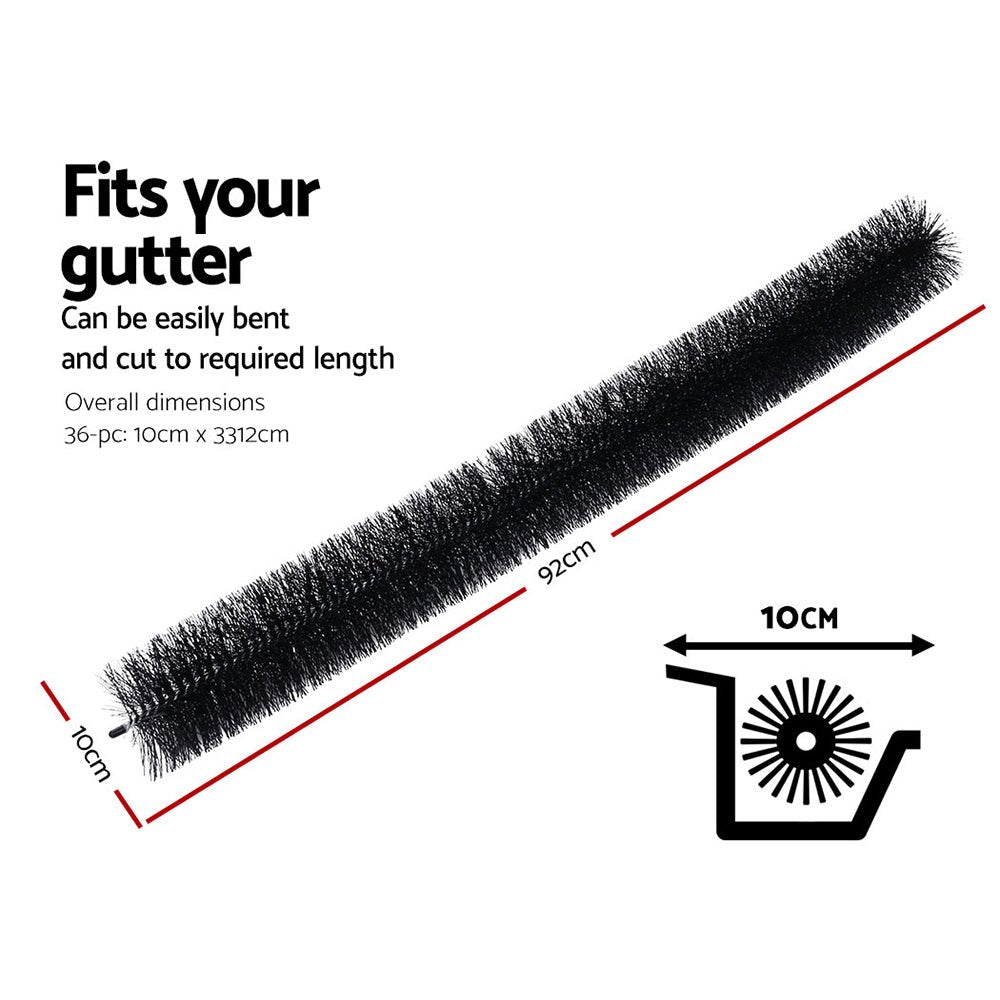 Gutter Guard Brush 32M 92X10cm 36PCS - Home & Garden > DIY - Bedzy Australia