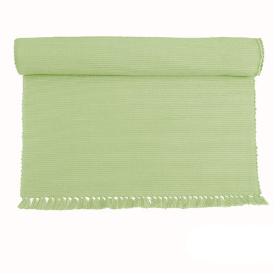Hoydu Set of 2 - Cotton Ribbed Placemats - REED GREEN - Home & Garden > Kitchenware - Bedzy Australia