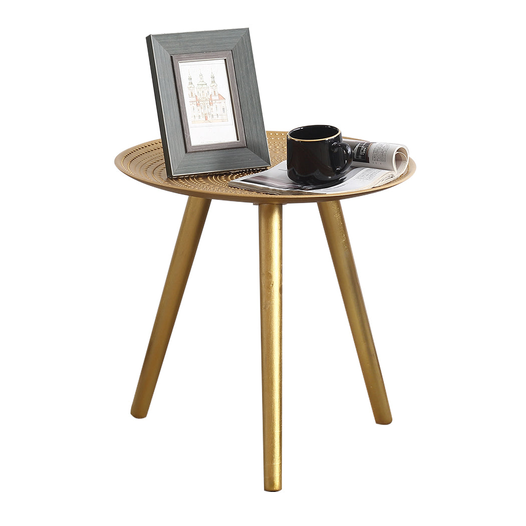 Levede Side Table Coffee Bedside End Golden-1954802978661732352