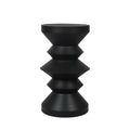 Quirky Designer Steel Side Table - Black