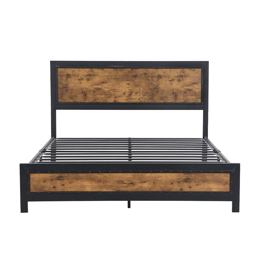 Levede Metal Bed Frame Mattress Base Queen-1910113211269648385