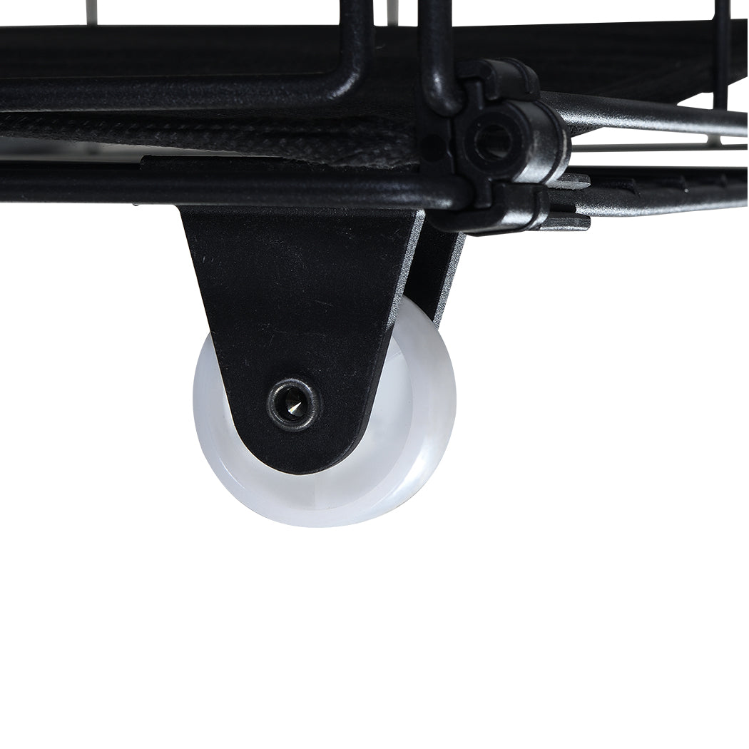 Levede King Bed Frame Industrial Storage LED Charing-2011971104339529731