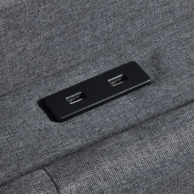 Levede Double Bed Frame Gas Lift LED Light-1954802406353145859