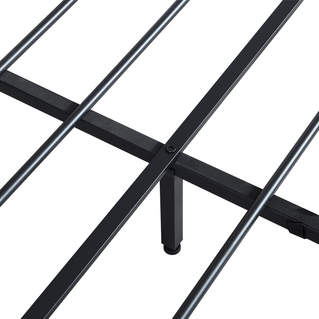 Levede King Bed Frame Storage Headboard Industrial-2011971104729600003