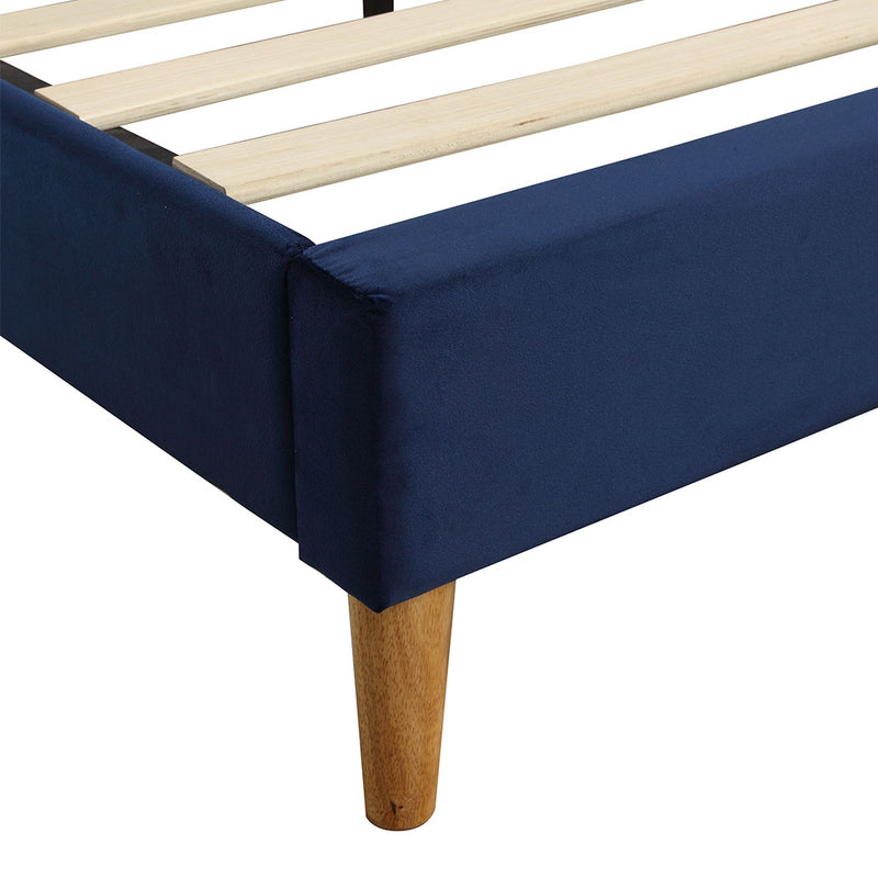 Levede Bed Frame Queen Size Mattress Blue-1954802926723665924