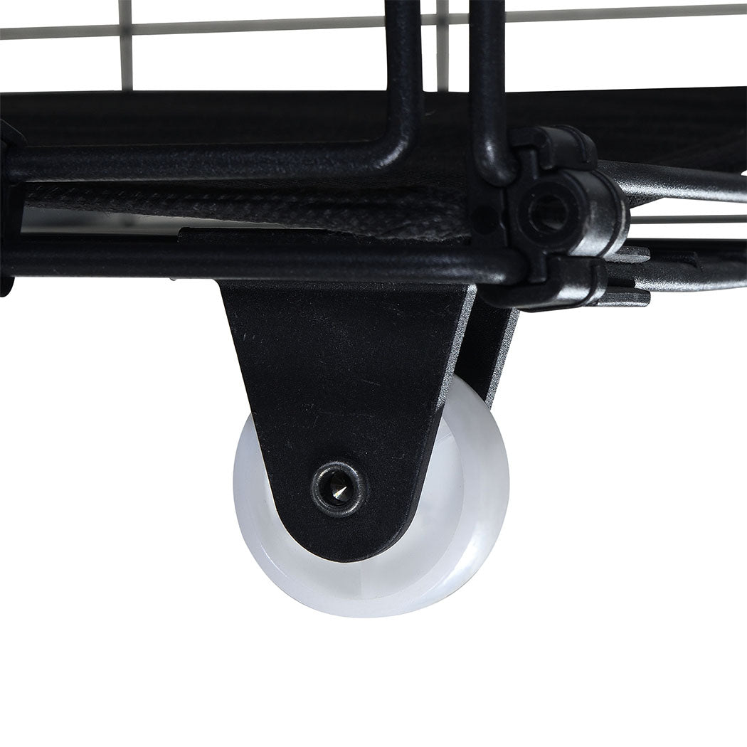 Levede Single Bed Frame Leather Headboard RGB 2 Drawers-1996009957413228549