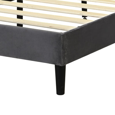 Levede Bed Frame Queen Size Mattress Grey-1954802930586619909