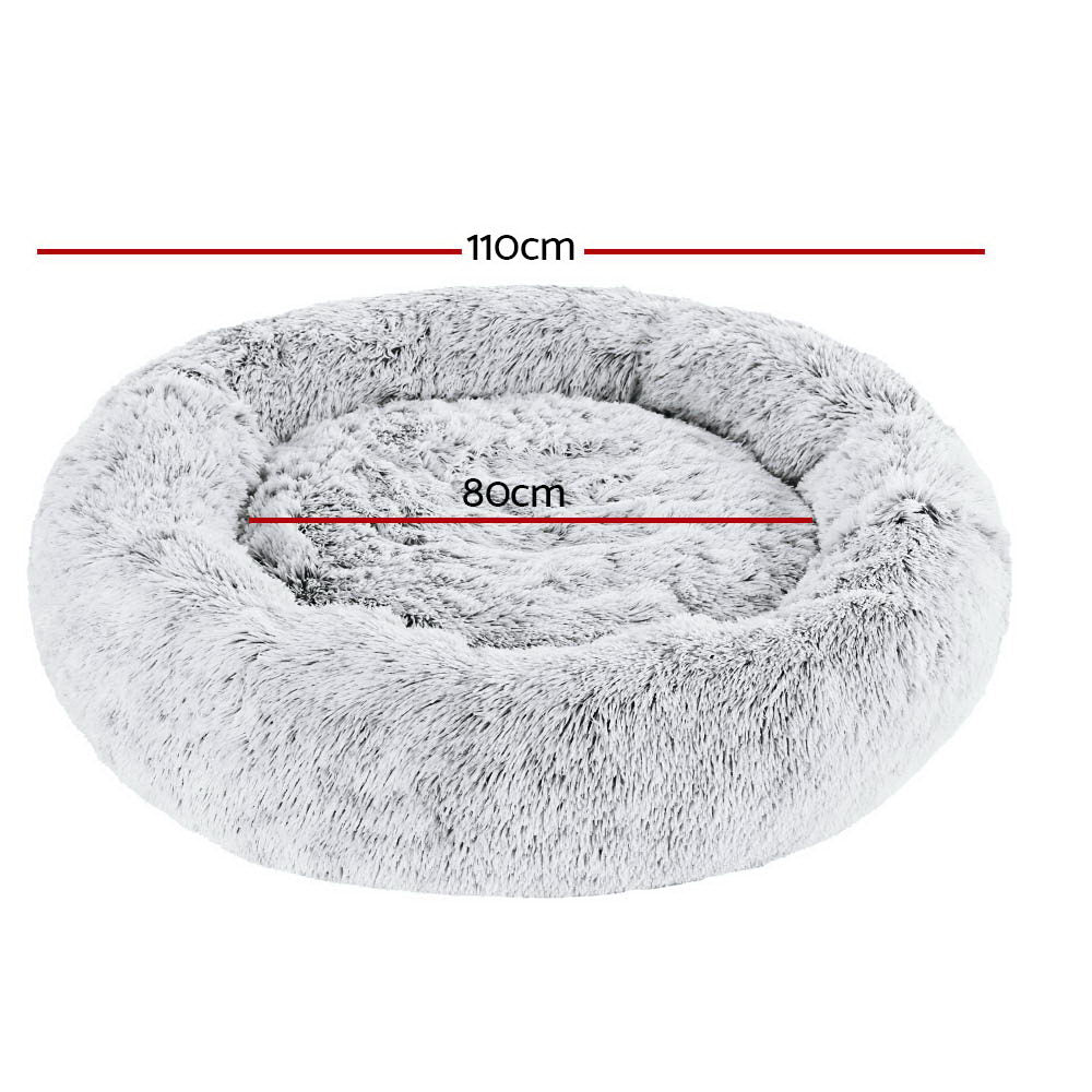 i.Pet Dog Bed Pet Bed Cat Extra Large 110cm Charcoal - Pet Care > Dog Supplies - Bedzy Australia