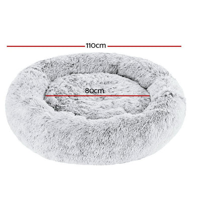 i.Pet Dog Bed Pet Bed Cat Extra Large 110cm Charcoal - Pet Care > Dog Supplies - Bedzy Australia