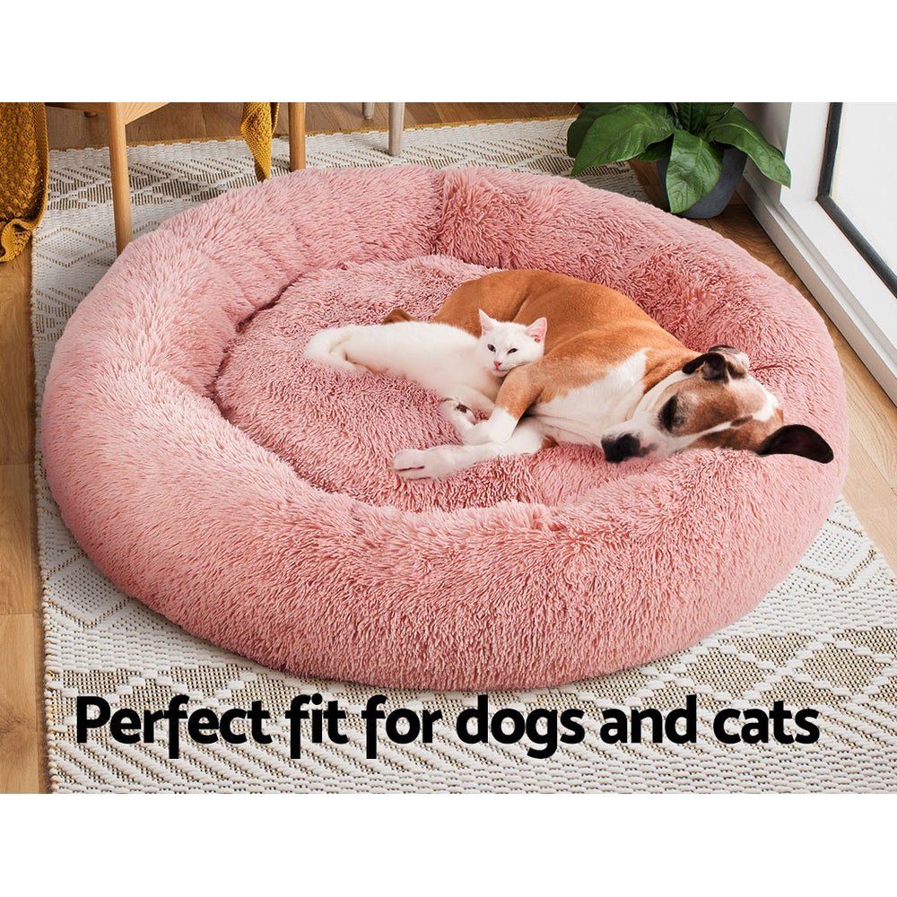 Dog Bed Pet Bed Cat Extra Large 110cm Pink