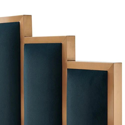 King Premium Package | Bedzy Luxe Austin King Bed Frame Turquoise, Plush Premium Euro Top Pocket Spring Mattress (Medium Firm) & Bamboo Mattress Topper! - Bedzy Australia