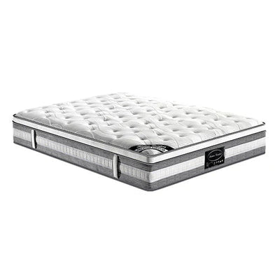 King Premium Package | Bedzy Luxe Halcyon King Bed Frame Black, Plush Premium Euro Top Pocket Spring Mattress (Medium Firm) & Bamboo Mattress Topper! - Bedzy Australia