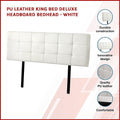 King Size | Deluxe Headboard Bedhead (White)