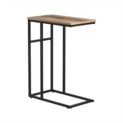 Multiuse Coffee Side Table Laptop Stand Bedside Tables Wooden Metal Frame - Bedzy Australia