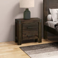 Nowra 2 Drawer Bedside Table