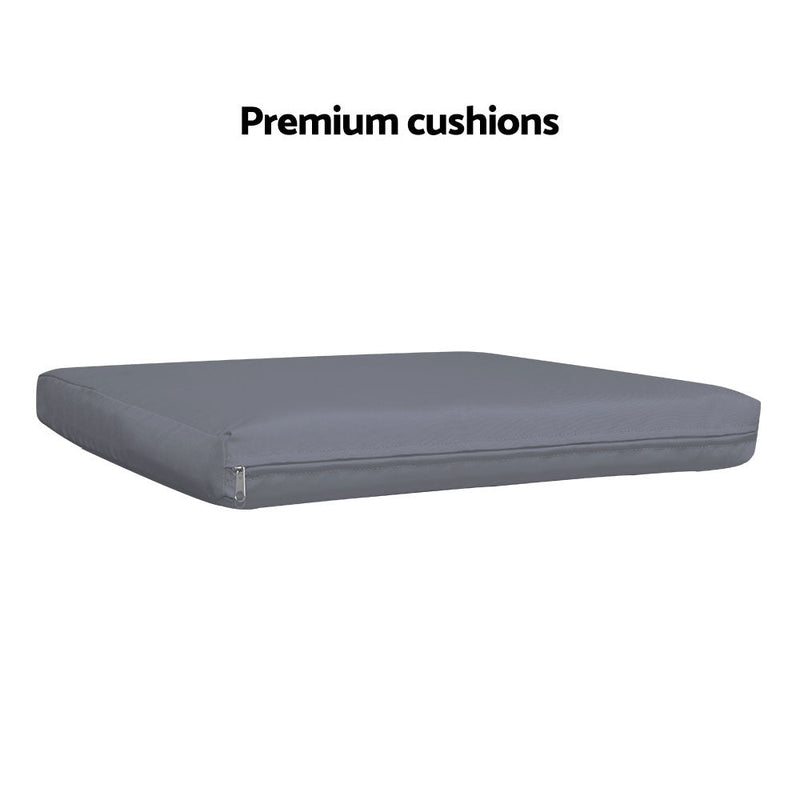 Outdoor Dining Chairs Patio Furniture Rattan Lounge Chair Cushion Felix - Furniture > Outdoor - Bedzy Australia