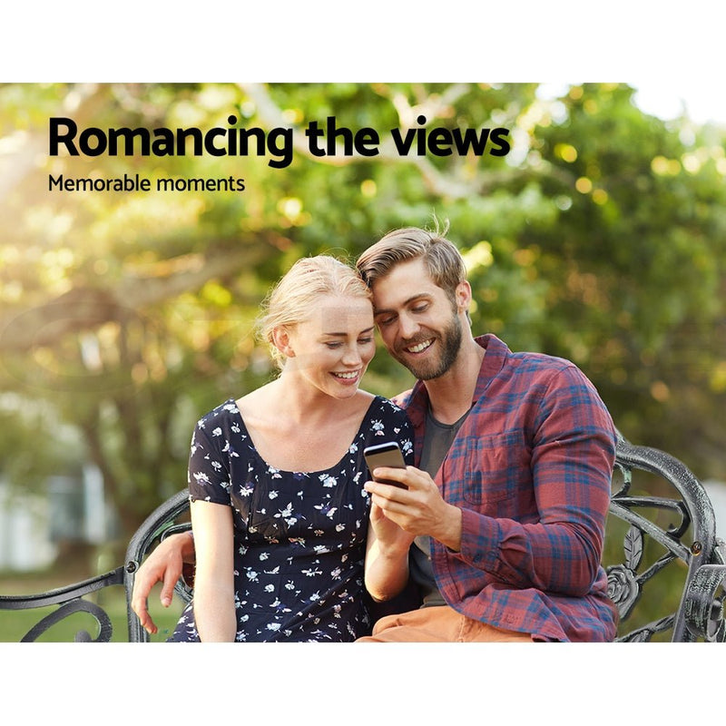 Outdoor Garden Bench Seat 100cm Cast Aluminium Patio Chair Vintage Green - Furniture > Outdoor - Bedzy Australia