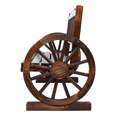 Outdoor Garden Bench Wooden 3 Seater Wagon Chair Lounge Patio Furniture - Furniture > Outdoor - Bedzy Australia