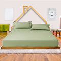 Pine Wood House Shaped Double Floor Bed Natural