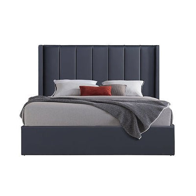 Prado Gas Lift Queen Bed Frame Non - woven Fabric MDF KD Slats - Furniture > Bedroom > Beds & Bed Frames - Bedzy Australia