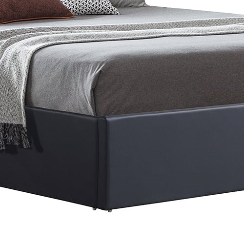 Prado Gas Lift Queen Bed Frame Non - woven Fabric MDF KD Slats - Furniture > Bedroom > Beds & Bed Frames - Bedzy Australia