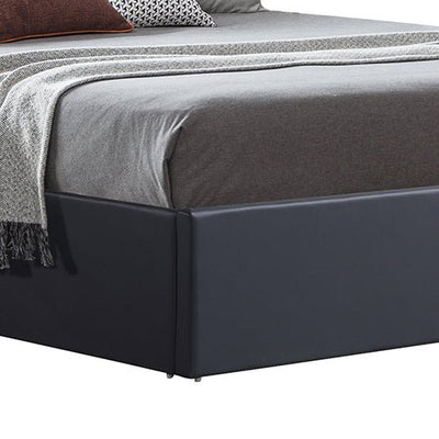 Prado Gas Lift Queen Bed Frame Non - woven Fabric MDF KD Slats - Furniture > Bedroom > Beds & Bed Frames - Bedzy Australia
