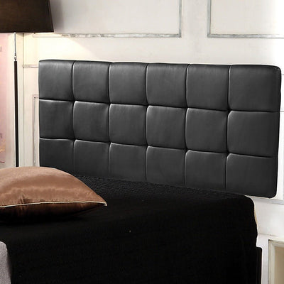 Queen Size | Deluxe Headboard Bedhead (Black) - Bedzy Australia
