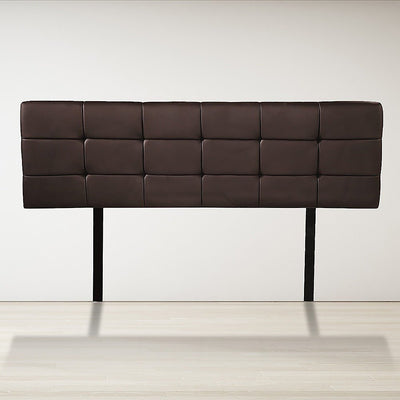 Queen Size | Deluxe Headboard Bedhead (Brown) - Bedzy Australia