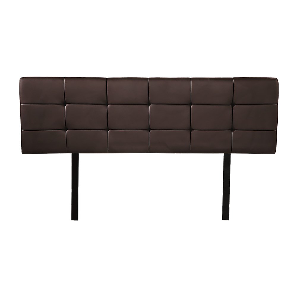 Queen Size | Deluxe Headboard Bedhead (Brown) - Bedzy Australia