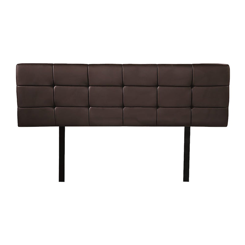Queen Size | Deluxe Headboard Bedhead (Brown) - Bedzy Australia