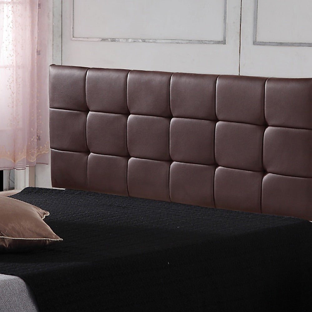 Queen Size | Deluxe Headboard Bedhead (Brown) - Bedzy Australia