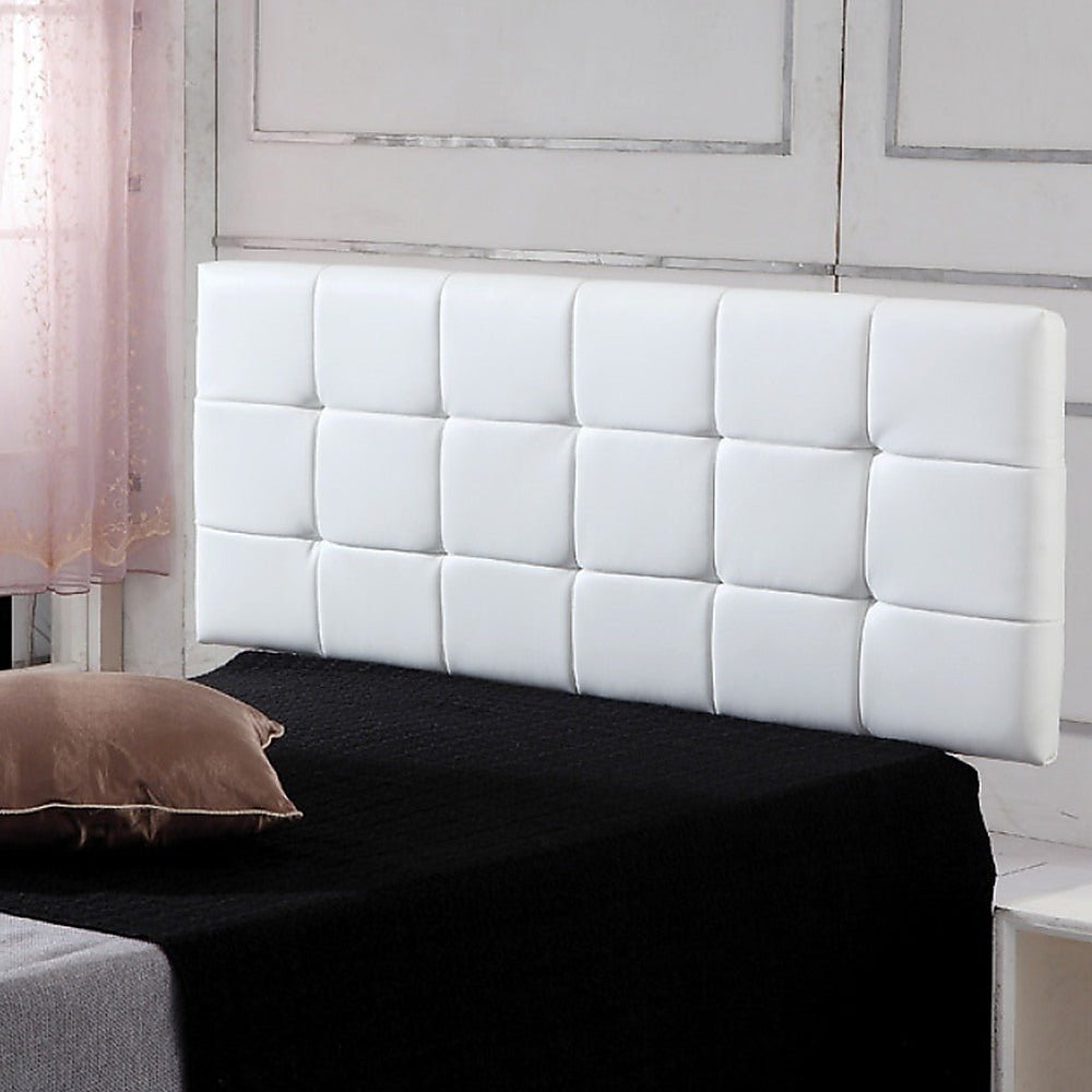 Queen Size | Deluxe Headboard Bedhead (White) - Bedzy Australia