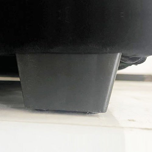 Roman Bed Frame Double Size Black Velvet Fabric with Gas Lift plywood metal structure - Furniture > Bedroom > Beds & Bed Frames - Bedzy Australia