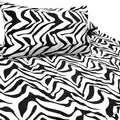 Shangri-La Printed Faux Fur White Tiger Quilt Cover Set Queen