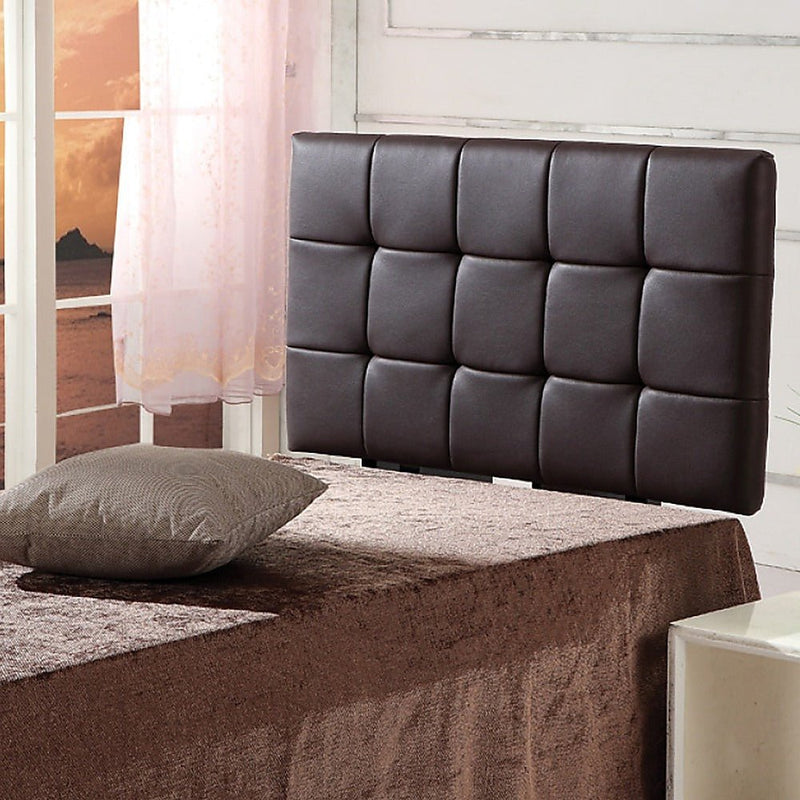 Single Size | Deluxe Headboard Bedhead (Brown) - Bedzy Australia