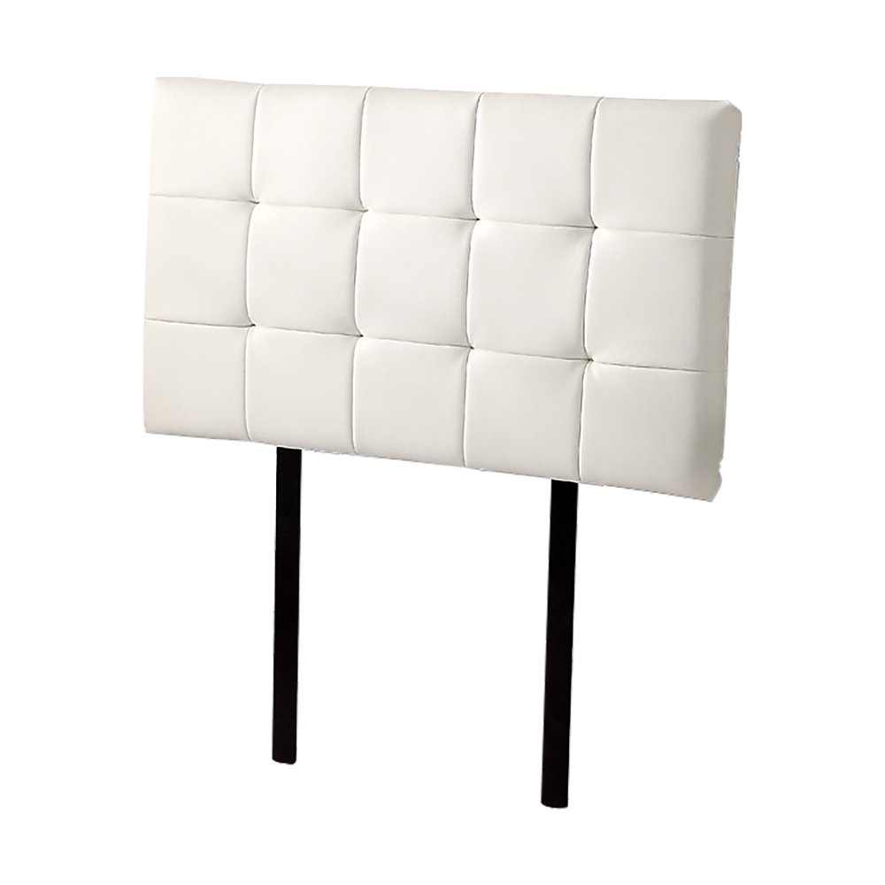 Single Size | Deluxe Headboard Bedhead (White) - Bedzy Australia