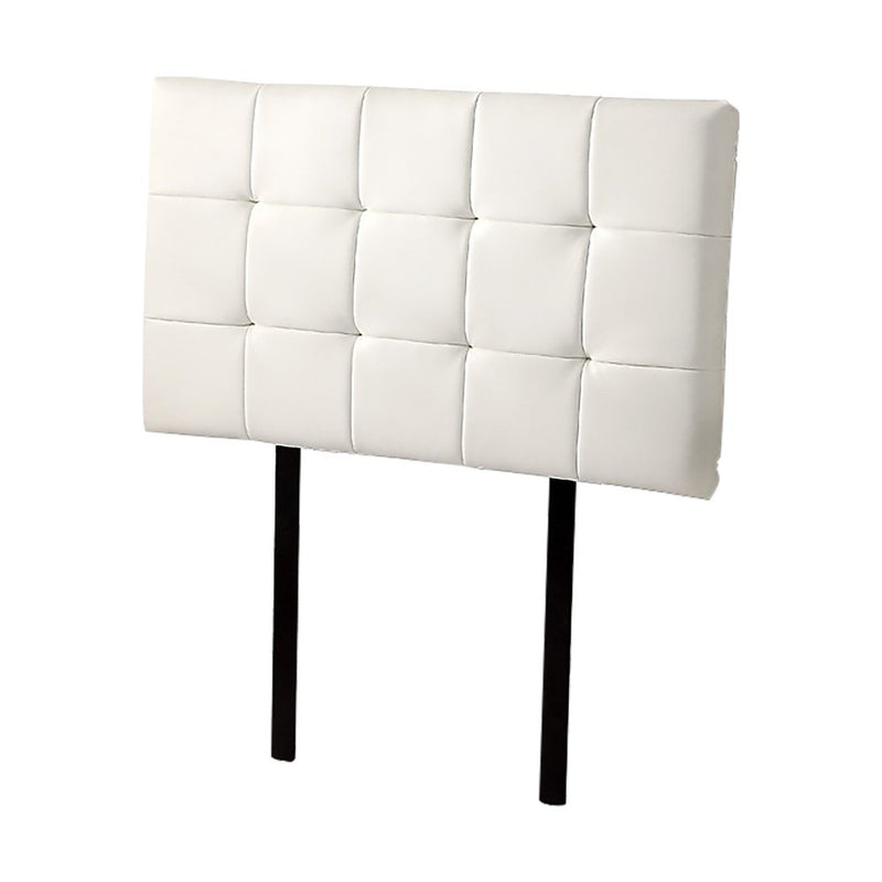 Single Size | Deluxe Headboard Bedhead (White) - Bedzy Australia
