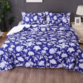 Spring Blue 3 Pcs Bamboo Blend Ultrosonic Reversible Comforter Set King