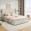 Veronica Double Size Bed Frame - Grey Linen