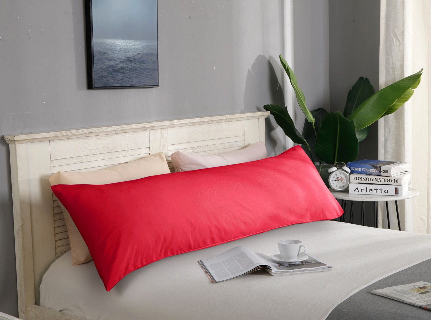1000TC Premium Ultra Soft Body Pillowcase - Red - Home & Garden > Bedding - Bedzy Australia
