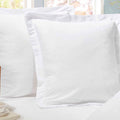 1000TC Premium Ultra Soft European Pillowcases 2-Pack White