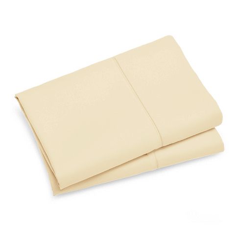 1000TC Premium Ultra Soft Queen size Pillowcases 2-Pack - Yellow Cream - Home & Garden > Bedding - Bedzy Australia