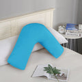 1000TC Premium Ultra Soft V SHAPE Pillowcase - Light Blue