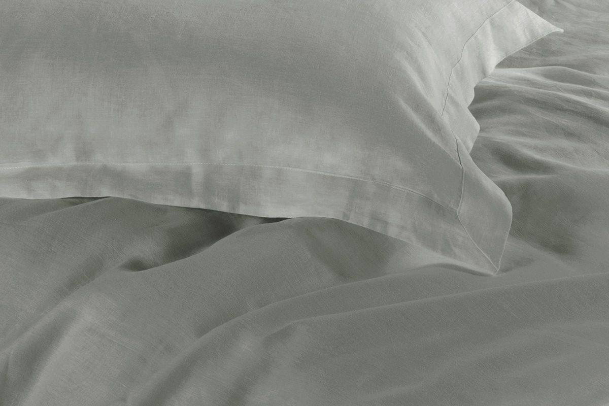 1000TC Tailored King Single Size Grey Duvet Doona Quilt Cover Set - Home & Garden > Bedding - Bedzy Australia