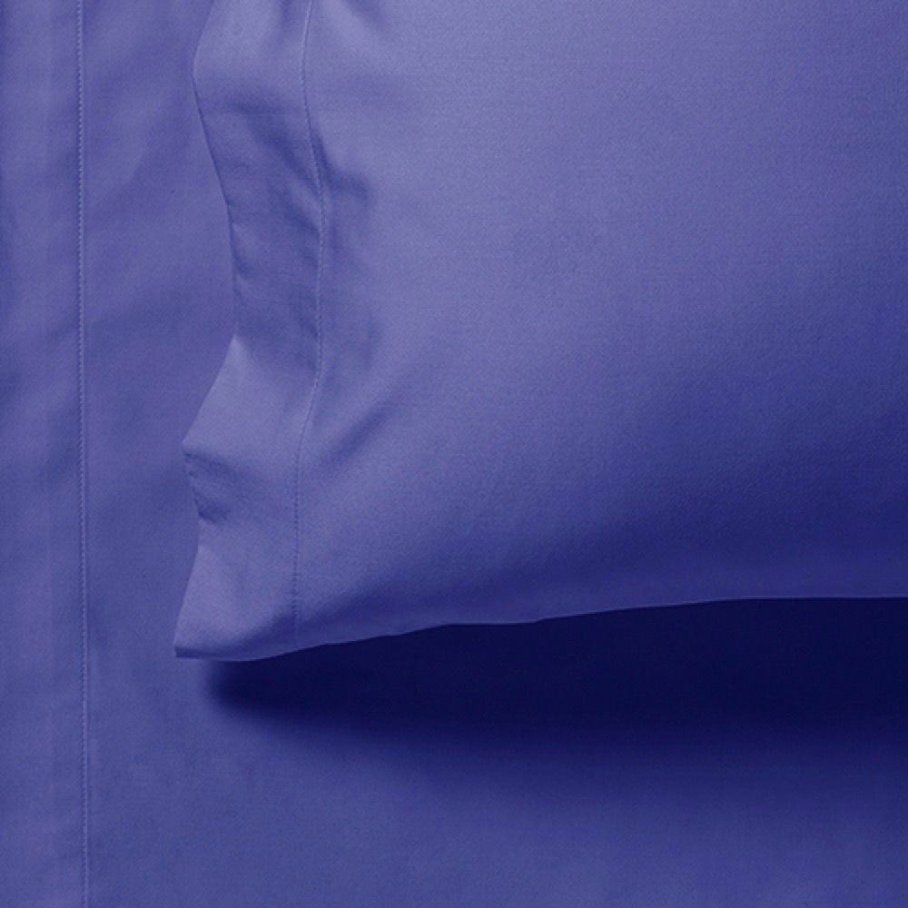 1000TC Ultra Soft Fitted Sheet & 2 Pillowcases Set - King Size Bed - Royal Blue - Home & Garden > Bedding - Bedzy Australia