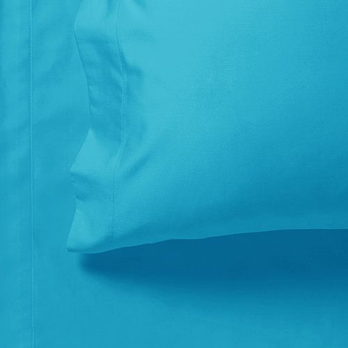 1000TC Ultra Soft Super King Size Bed Light Blue Flat & Fitted Sheet Set - Home & Garden > Bedding - Bedzy Australia