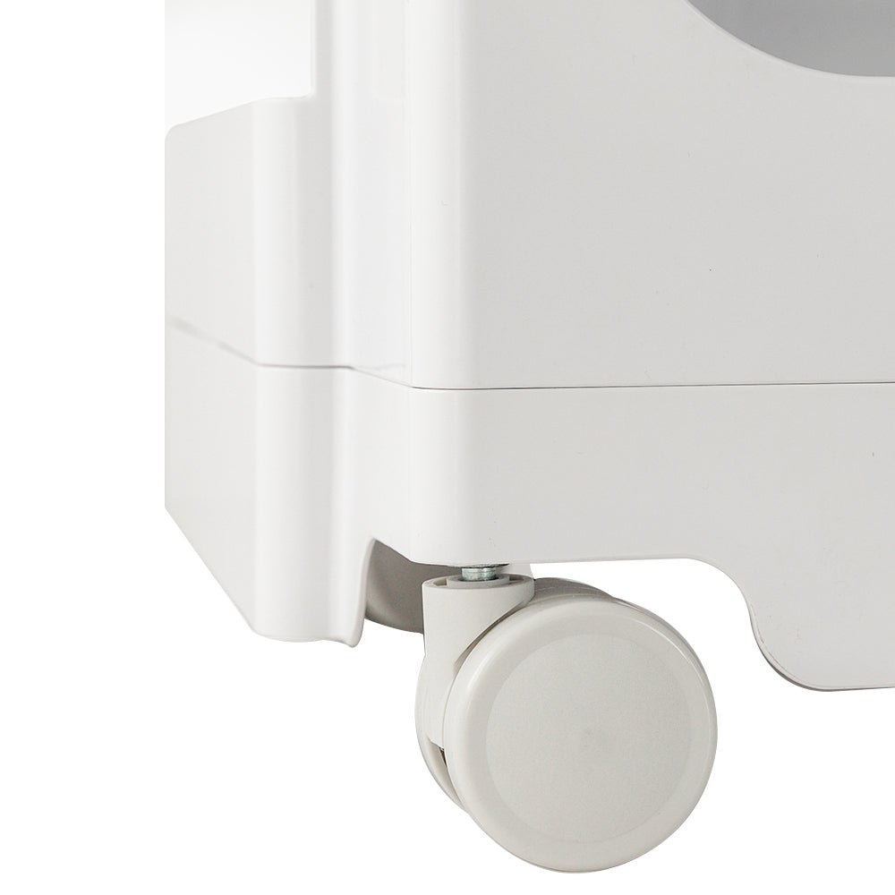 3 Tier Bedside Table Organizer White - Bedzy Australia
