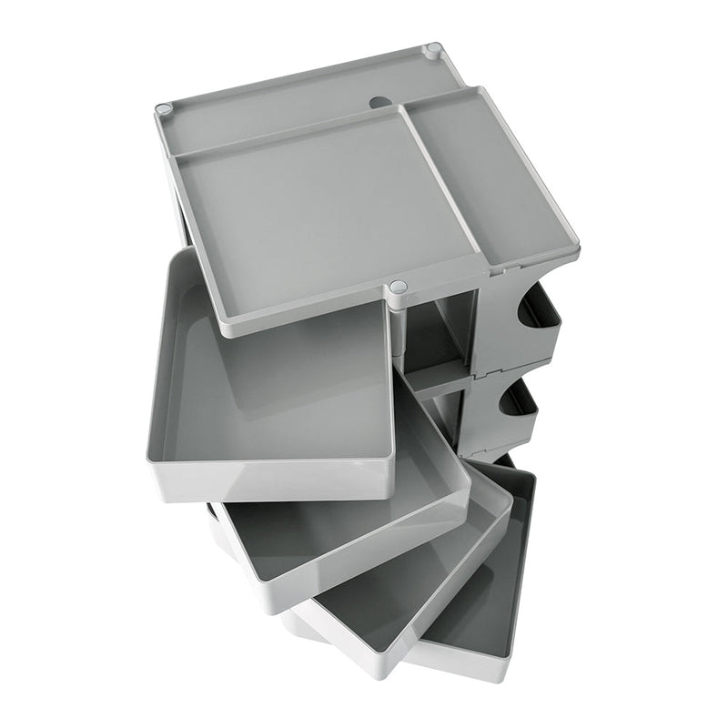5 Tier Bedside Table Organizer Grey - Bedzy Australia (ABN 18 642 972 209) - Furniture > Living Room