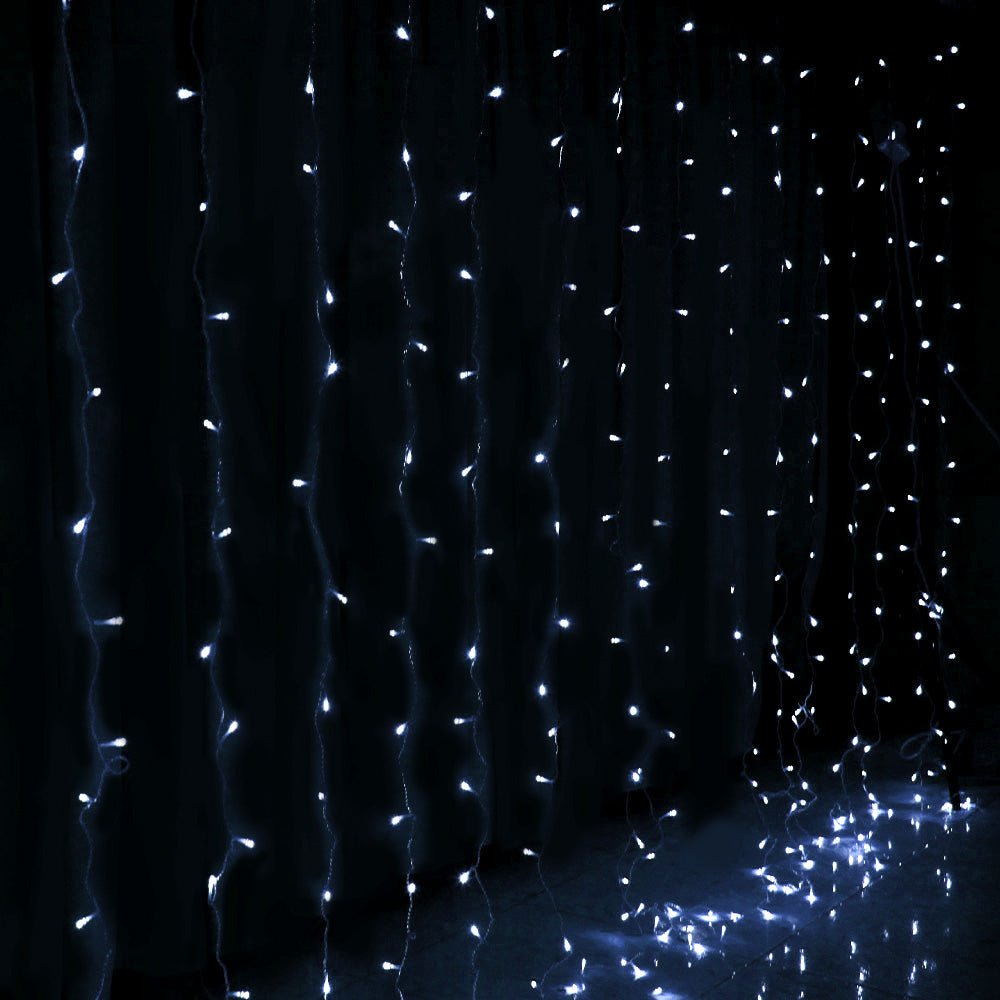 6X3M Christmas Curtain Fairy Lights String 600LED Party Wedding CW - Bedzy Australia