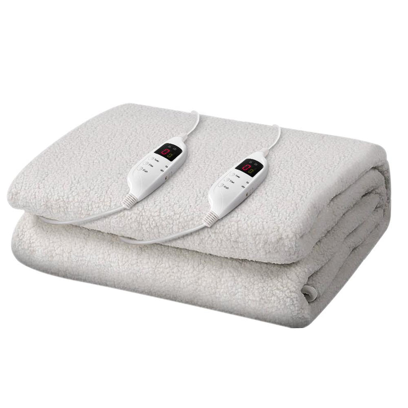 9 Setting Fully Fitted Electric Blanket - Queen - Bedzy Australia